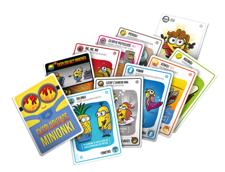 EKSPLODUJĄCE MINIONKI imprezowa gra planszowa kotki jednorożce karciana
