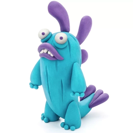 Hey Clay MEGA ZESTAW Masa Plastyczna BESTIE potwory AKCESORIA +15 KUBECZKÓW