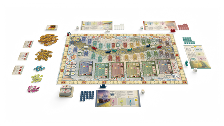 Rzeka Złota gra planszowa ekonomiczna handlarze samuraje STRATEGICZNA 14+