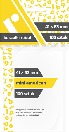 Koszulki Rebel 41x63 Mini American 100 SZT