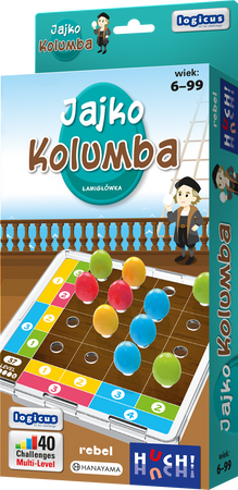 JAJKO KOLUMBA gra planszowa logiczna smart game łamigłówka logiczna jajka