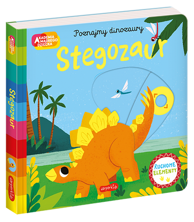 DINOZAURY AKADEMIA MĄDREGO DZIECKA Stegozaur książka książeczka dla dzieci