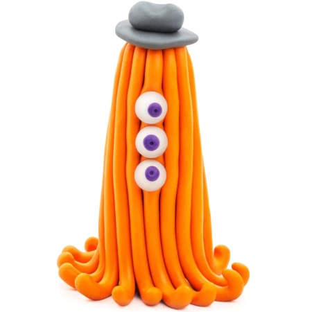 Hey Clay MEGA ZESTAW Masa Plastyczna BESTIE potwory AKCESORIA +15 KUBECZKÓW