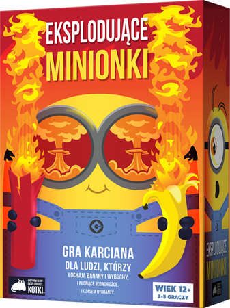 EKSPLODUJĄCE MINIONKI imprezowa gra planszowa kotki jednorożce karciana