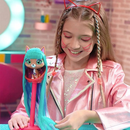 OUTLET I LOVE VIP PETS CATS kotek z włosami niespodzianka kot do stylizacji ŚWIECI STORMY