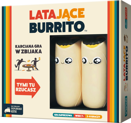 LATAJĄCE BURRITO DOBBLE FRIENDS szybka gra planszowa towarzyska IMPREZOWA