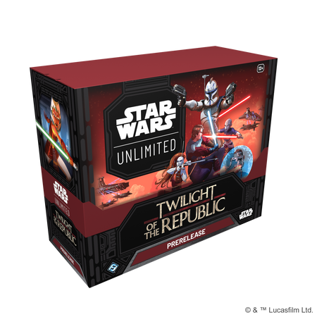 Star Wars Unlimited 3 Twilight of the Republic gra karciana Prerelease Box