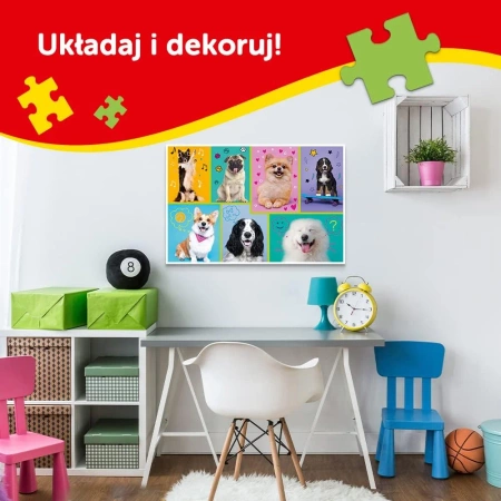 OUTLET Puzzle 10w1 PSI PATROL paw puzle dla dzieci układanka 4+ ZESTAW PREZENTOWY