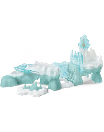 Schleich 42497 LODOWA FORTECA +FIGURKI BITEWNE bronie broni MOST ZWODZONY