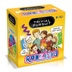 Trivial Pursuit Rodzinka gra planszowa karciana EDYCJA RODZINNA POLSKA