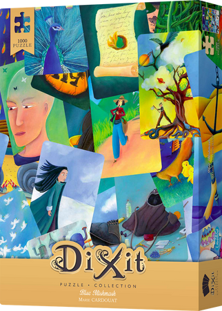 DIXIT MINI ROZSZERZENIE DODATEK KARTA PROMO do gra planszowa +PUZZLE 1000 Blue MishMash