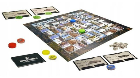 WORLD OF TANKS GRA PLANSZOWA +DUŻA WYRZUTNIA KARABIN X-SHOT +74 strzałki