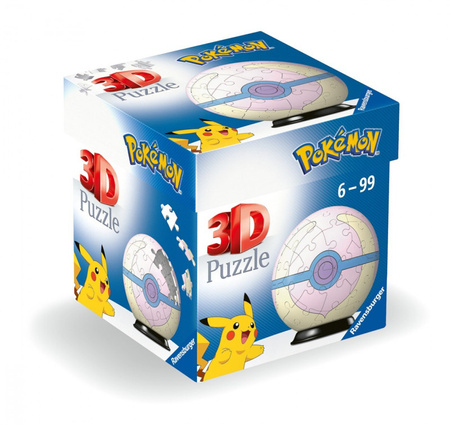 POKEMON 3D PUZZLE PREMIUM POKE HEAL BALL KULA POKEBALL Pokémon ORYGINALNE