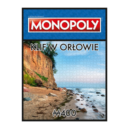 MONOPOLY PUZZLE Gdańsk gdańskie puzle PREMIUM 1000 elementów SUPER CENA