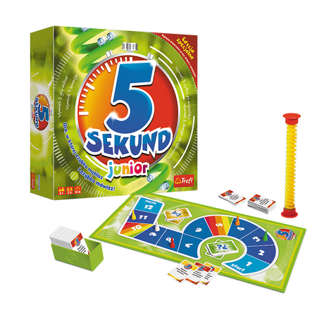 OUTLET 5 SEKUND JUNIOR 2.0 gra planszowa rodzinna towarzyska POLSKA EDYCJA DUŻA