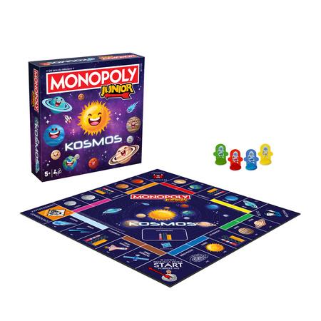 MONOPOLY KOSMOS gra planszowa dla dzieci Monopol Junior 5+ EDYCJA POLSKA