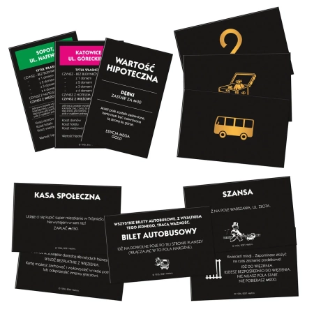 Monopoly MEGA GOLD WIELKA POLSKA EDYCJA gra planszowa złota EKSKLUZYWNA