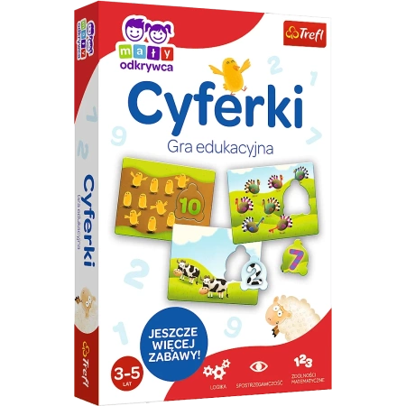 3w1 ZAWODY +CYFERKI + ZEGAR GRA DLA DZIECI PLANSZOWA EDUKACYJNA RODZINNA 3+