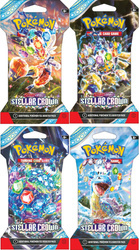 Stellar Crown Sleeved Booster Pokemon TCG saszetka karty ORYGINALNE KARTY