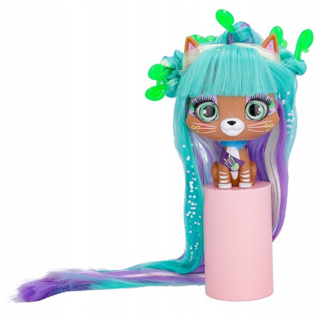 OUTLET I LOVE VIP PETS CATS kotek z włosami niespodzianka kot do stylizacji ŚWIECI STORMY