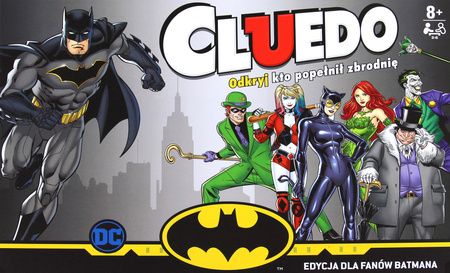 CLUEDO BATMAN DC gra planszowa Hasbro film tv POLSKA EDYCJA ORYGINALNA 8+