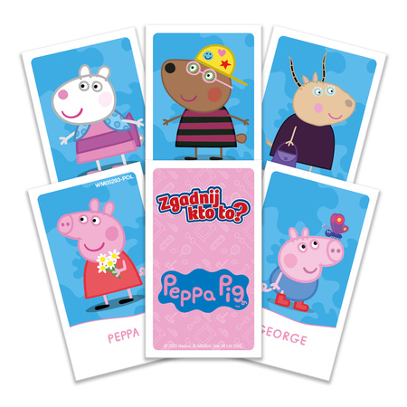 Zgadnij kto to? Świnka Peppa gra planszowa dla dzieci ORYGINALNA POLSKA