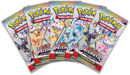 OUTLET Pokemon TCG Prismatic Evolutions Binder Collection Zestaw Album 5x booster ORYGINALNE KARTY