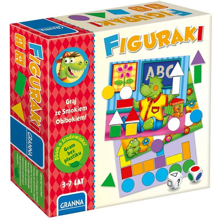 FIGURAKI DUŻA EDYCJA FIGURY GRA PLANSZOWA PRZEDSZKOLE EDUKACYJNA DLA DZIECI