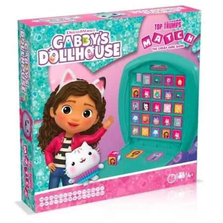 SUPER zestaw 4w1 gier KOCI DOMEK GABI MONOPOLY gra planszowa JUNIOR TOP