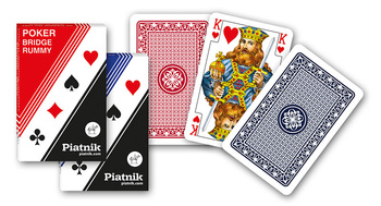 KARTY PIATNIK VIENNA DO GRY W BRYDŻA POKERA REMIKA TALIA 55 KART POKER