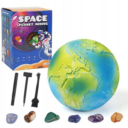 Skamielina Ziemia zabawka ARCHEOLOG skały minerały zestaw KREATYWNY 6+