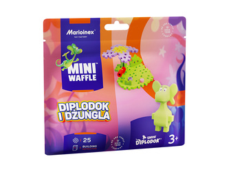 MARIOINEX ZESTAW KLOCKÓW WAFFLE Dżungla klocki mini wafle konstrukcyjne