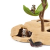 Schleich 42595 SURYKATKA BAZA +DUŻO surykatek skolopendra figurki PREMIUM