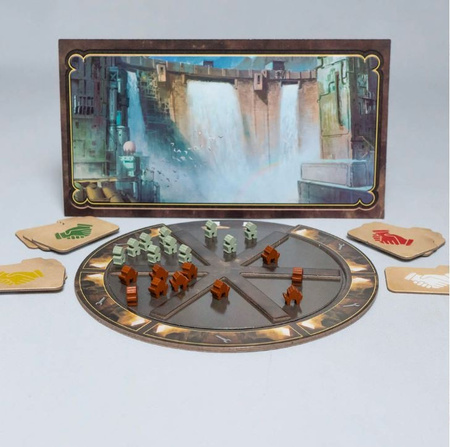 Barrage rozszerzenie dla 5. gracza DODATEK gra strategiczna planszowa tamy