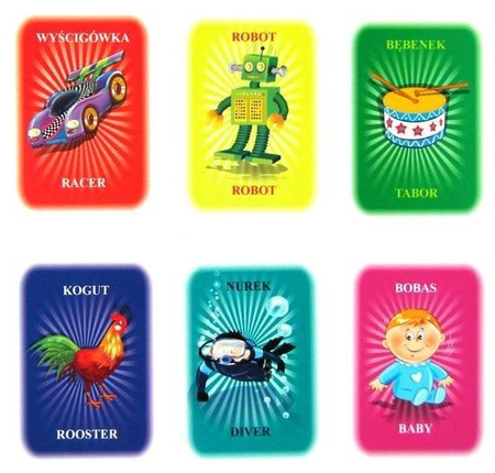 Małe kalambury JAWA gra planszowa SŁOWNA dla dzieci 4+ edukacyjna rodzinna