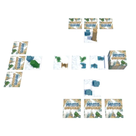 MIASTO W CHMURACH gra planszowa BUDOWA MIASTA ARCHITEKCI familijna rodzinna