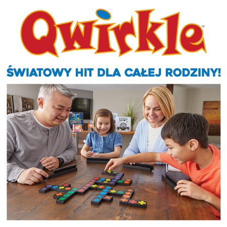 OUTLET QWIRKLE gra planszowa logiczna obrazkowe literaki domino LOGICZNA rodzinna