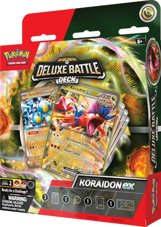 Pokemon DELUXE TALIA PUDEŁKO NA KARTY Battle Deck Koraidon ex ORYGINALNE