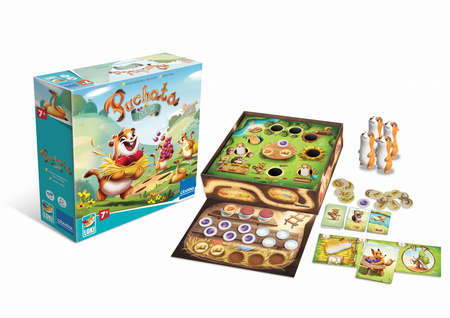 Puchata dolina rodzinna gra kooperacyjna piekne elementy figurki