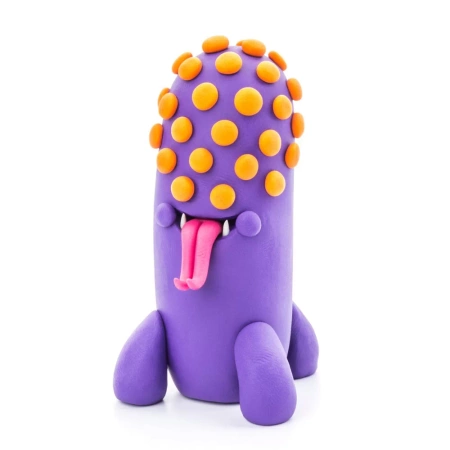 Hey Clay MEGA ZESTAW Masa Plastyczna BESTIE potwory AKCESORIA +15 KUBECZKÓW