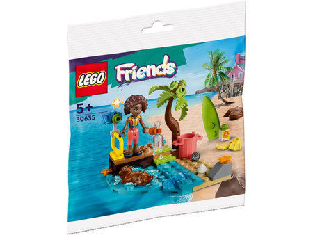 LEGO FRIENDS 30635 SPRZĄTANIE PLAŻY zestaw dzieci DZIEWCZYNKA +WYDRA KLOCKI