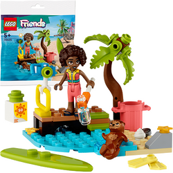 LEGO FRIENDS 30635 SPRZĄTANIE PLAŻY zestaw dzieci DZIEWCZYNKA +WYDRA KLOCKI