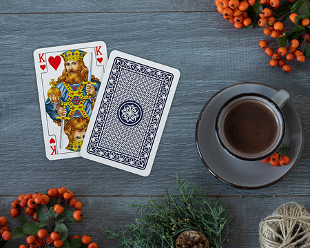 KARTY PIATNIK VIENNA DO GRY W BRYDŻA POKERA REMIKA TALIA 55 KART POKER