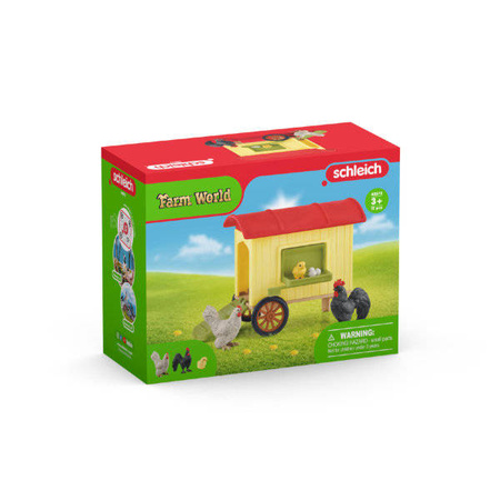 SCHLEICH 42572 5w1 KURNIK kogut kura kury Zestaw