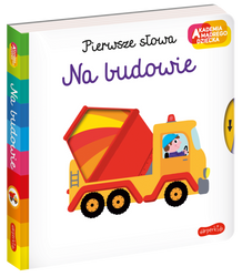 PIERWSZE SŁOWA NA BUDOWIE AKADEMIA MĄDREGO DZIECKA książka książeczka dla dzieci