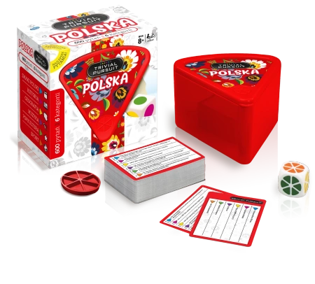 Trivial Pursuit POLSKA Quiz gra planszowa towarzyska rodzinna imprezowa