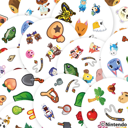 DOBBLE ANIMAL CROSSING gra karty doble dople dla dzieci karciana EKOLOGICZNA
