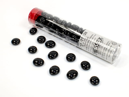 OUTLET Counterki PREMIUM czarne do gier DUŻE OPAKOWANIE 40 sztuk