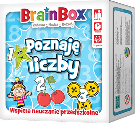 BrainBox PRZEDSZKOLE Liczby Brain Box gra planszowa