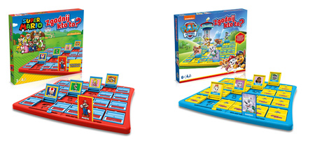 2w1 ZGADNIJ KTO TO Psi Patrol +Super Mario bajka gra planszowa dla dzieci